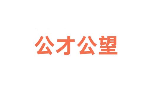 公才公望